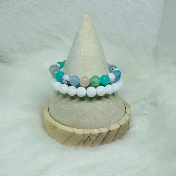 Halo beaded Duo Bracelet - Picture 3 of 5